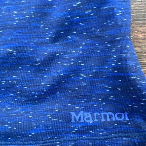 SALE 2/$20 Marmot Size XS X-Small Space Blue Racerback Athletic Hiking Tank Top - Picture 5 of 6
